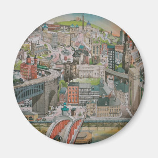 Newcastle upon Tyne door de jaren magneet