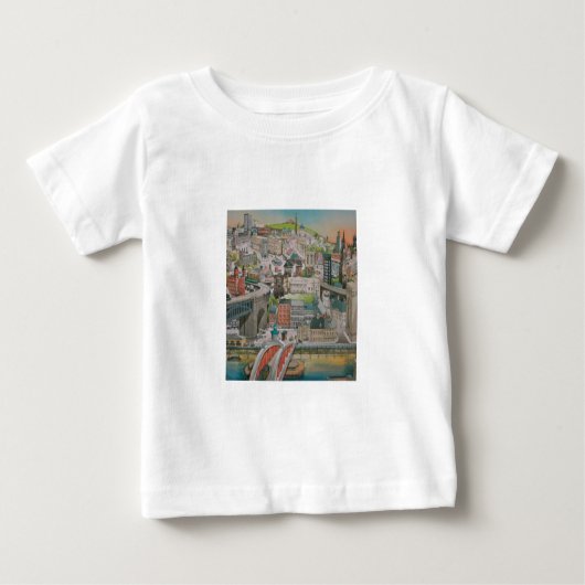 Newcastle upon Tyne through the Years Tee Shirt (Voorkant)