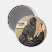 Newfie 1 - Whistler's moeder Magneet (Voorkant / Achterkant)