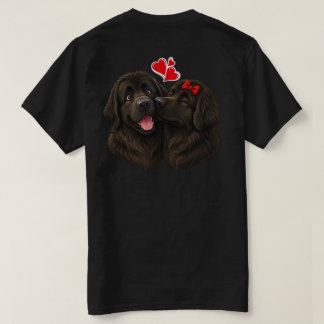 Newfie Kusjes Puppyliefde T-shirt