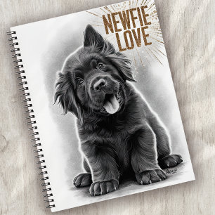 Newfie Love Newfoundland Hond Notitieboek
