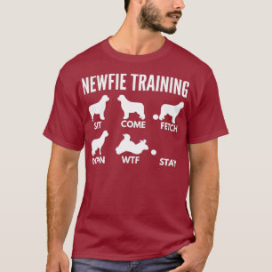 Newfie-training - Newfoundland Dog Tricks T-shirt
