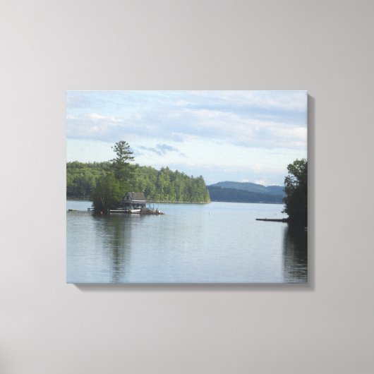 Newfound Lake Canvas Afdruk (Voorkant)