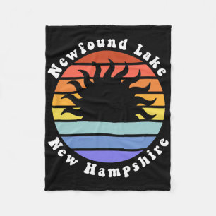 Newfound Lake New Hampshire Zonsopgang Gezinsvakan Fleece Deken