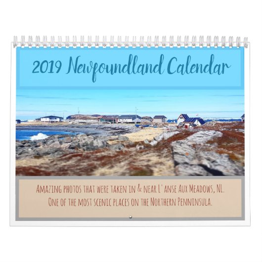 Newfoundland 2019-kalender kalender (Hoes)