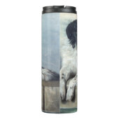Newfoundland bij Rest Tumbler Thermosbeker (Achterkant)