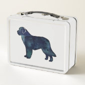 Newfoundland Black Waterverf Silhouette (Achterkant)