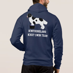 Newfoundland Bucket Swim Team Jacket (Landseer) Hoodie