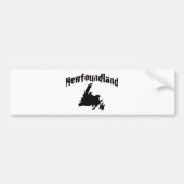 Newfoundland Bumpersticker (Voorkant)