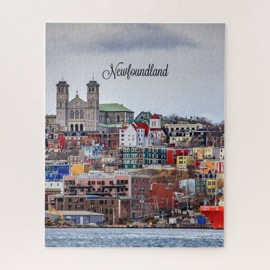 Newfoundland, cityscape-foto; legpuzzel (Verticaal)