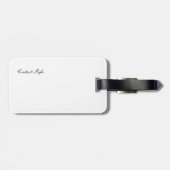 Newfoundland Dog Bagagelabel (Achterkant horizontaal)