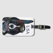 NEWFOUNDLAND DOG  BAGAGELABEL (Voorkant (horizontaal))