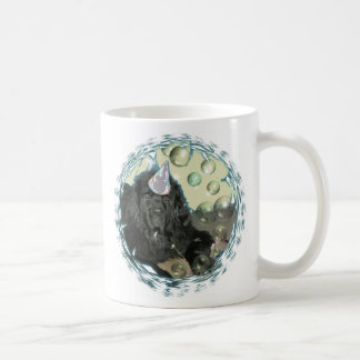 Newfoundland dog BIrthday, Is er taart? Koffiemok