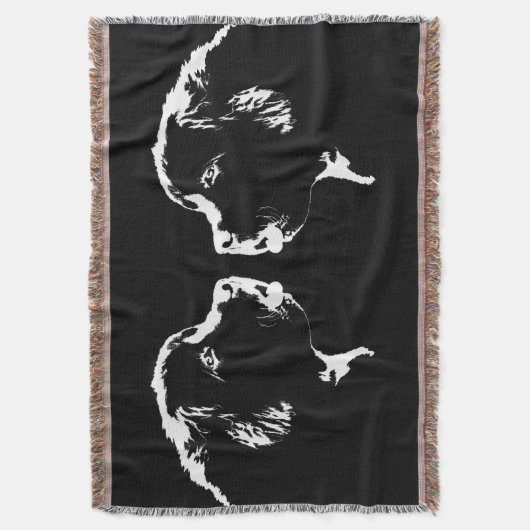 Newfoundland Dog Blanket Puppy Dog Throw Blanket Deken (Voorkant Verticaal)