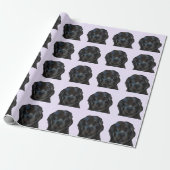Newfoundland Dog Cadeaupapier (Uitgerold)