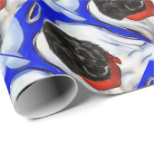 Newfoundland Dog Cadeaupapier (Rol Hoek)