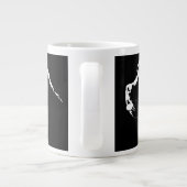 Newfoundland Dog Coffee Cups Hondenliefhebber Mokk Jumbo Mok (Achterkant)
