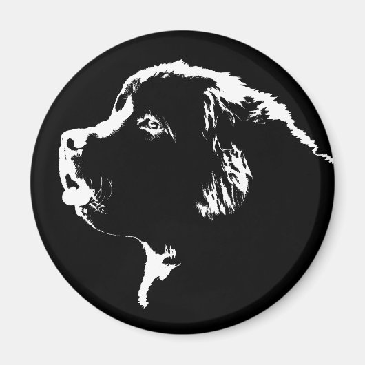 Newfoundland Dog Fridge Magnet Dog Magnet / Gift Magneet (Voorkant)