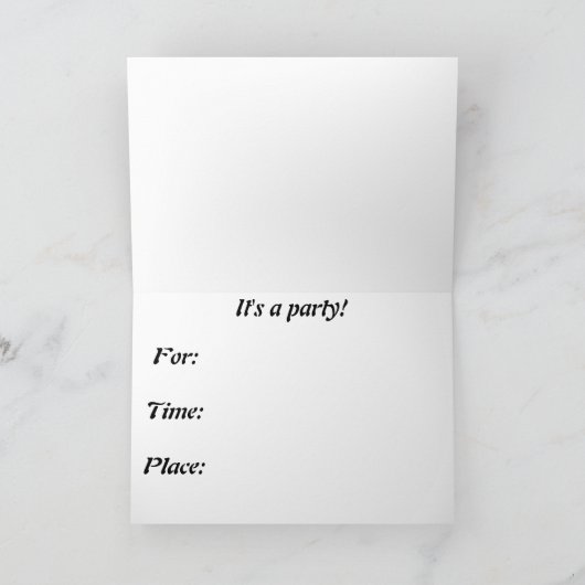 Newfoundland Dog Fun Uitnodiging (Binnen)