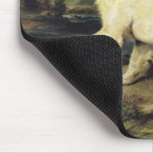 Newfoundland Dog genaamd Lion, 1824 (olie op doek) Muismat (Hoek)