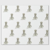 Newfoundland Dog Gift Wrapping Paper Cadeaupapier (Vlak)