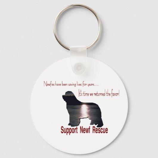 Newfoundland Dog Gifts Sleutelhanger (Voorkant)