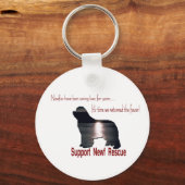 Newfoundland Dog Gifts Sleutelhanger (Voorkant)