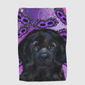 Newfoundland Dog Golfhanddoek (Voorkant)