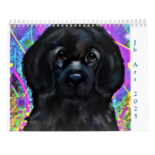 NEWFOUNDLAND DOG KALENDER (Achterkant)