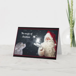 Newfoundland Dog Kerstmis Feestdagen Kaart