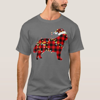 Newfoundland Dog Kerstroodspeldenpyjama T-shirt