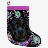 Newfoundland Dog Kleine Kerstsok (Voorkant)