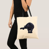 Newfoundland Dog-lover's Pet Stuff Canvas tas (Voorkant (product))