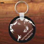 Newfoundland Dog Sleutelhanger Newfoundlander Art (Voorkant)