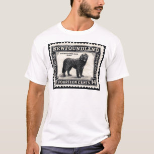 Newfoundland Dog Stamps Gifts T-shirt
