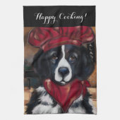 Newfoundland Dog Theedoek (Verticaal)