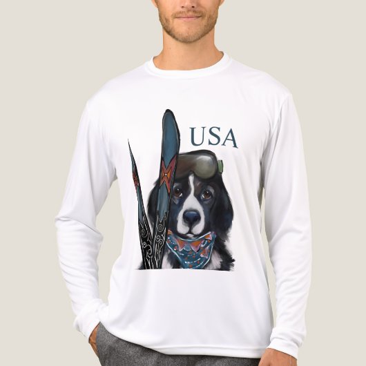 NEWFOUNDLAND DOG Tri-Blend SHIRT (Voorkant volledig)