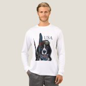 NEWFOUNDLAND DOG Tri-Blend SHIRT (Voorkant)