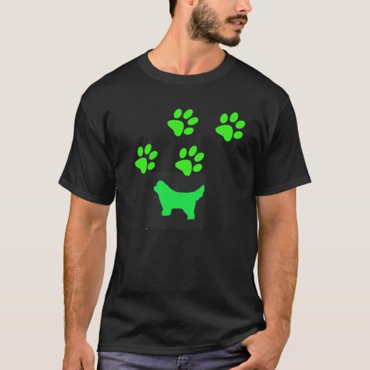Newfoundland Dog ~ Walk over mijn Shirt (Voorkant)