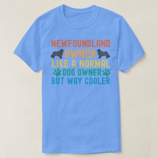 Newfoundland Eigenaar T-shirt (Design voorkant)