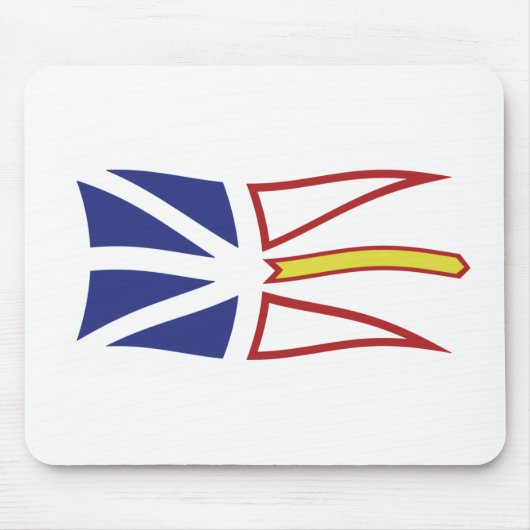Newfoundland en Labrador Flag Mousepad Muismat (Voorkant)