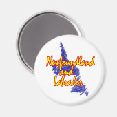 Newfoundland en Labrador Magneet (Voorkant / Achterkant)