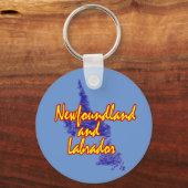 Newfoundland en Labrador Sleutelhanger (Achterkant)