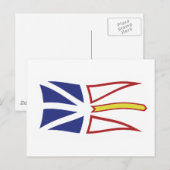Newfoundland en Labrador Vlag Ansichtkaart Briefkaart (Voorkant / Achterkant)