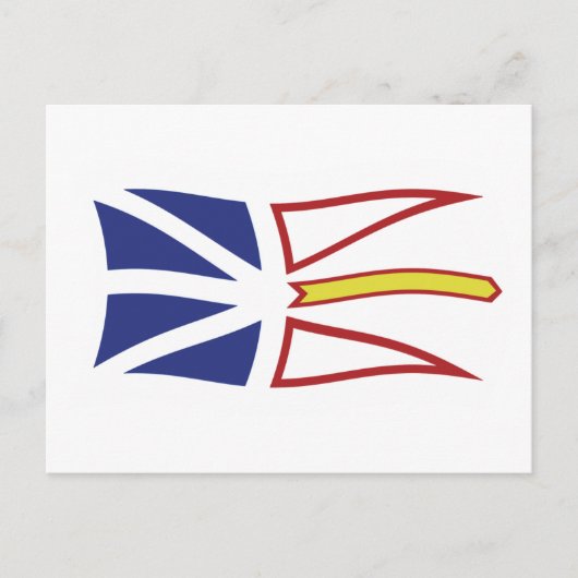 Newfoundland en Labrador Vlag Ansichtkaart Briefkaart (Voorkant)