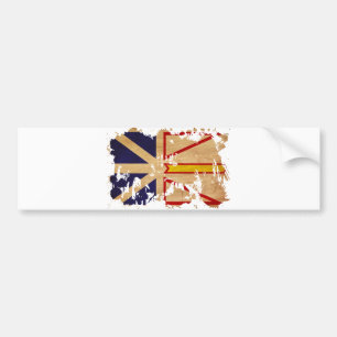 Newfoundland Flag Bumpersticker