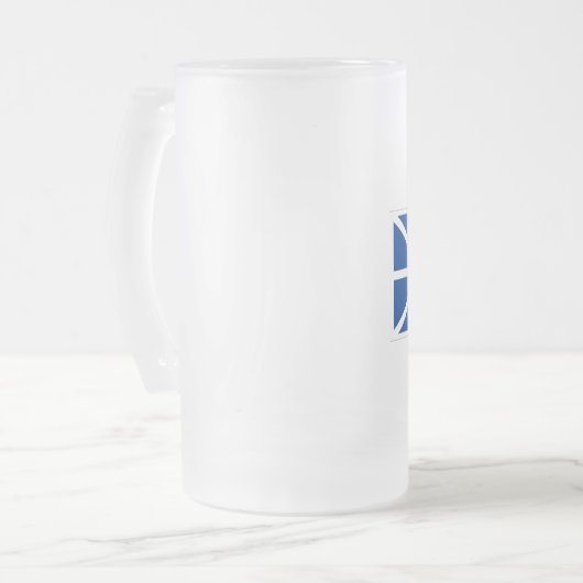 NEWFOUNDLAND FLAG MATGLAS BIERPUL (Voorkant links)