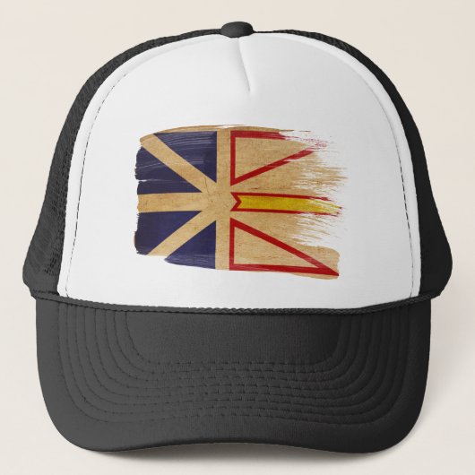 Newfoundland Flag Trucker Hat Trucker Pet (Voorkant)