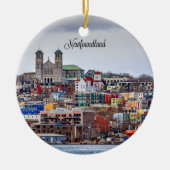 Newfoundland, foto van cityscape keramisch ornament (Voorkant)