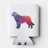 Newfoundland Geo Silhouette Paars Blikjeskoeler (Achterkant)